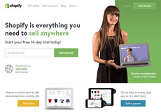 Shopify，一枚簡潔清新的國外電子商務(wù)平臺網(wǎng)站